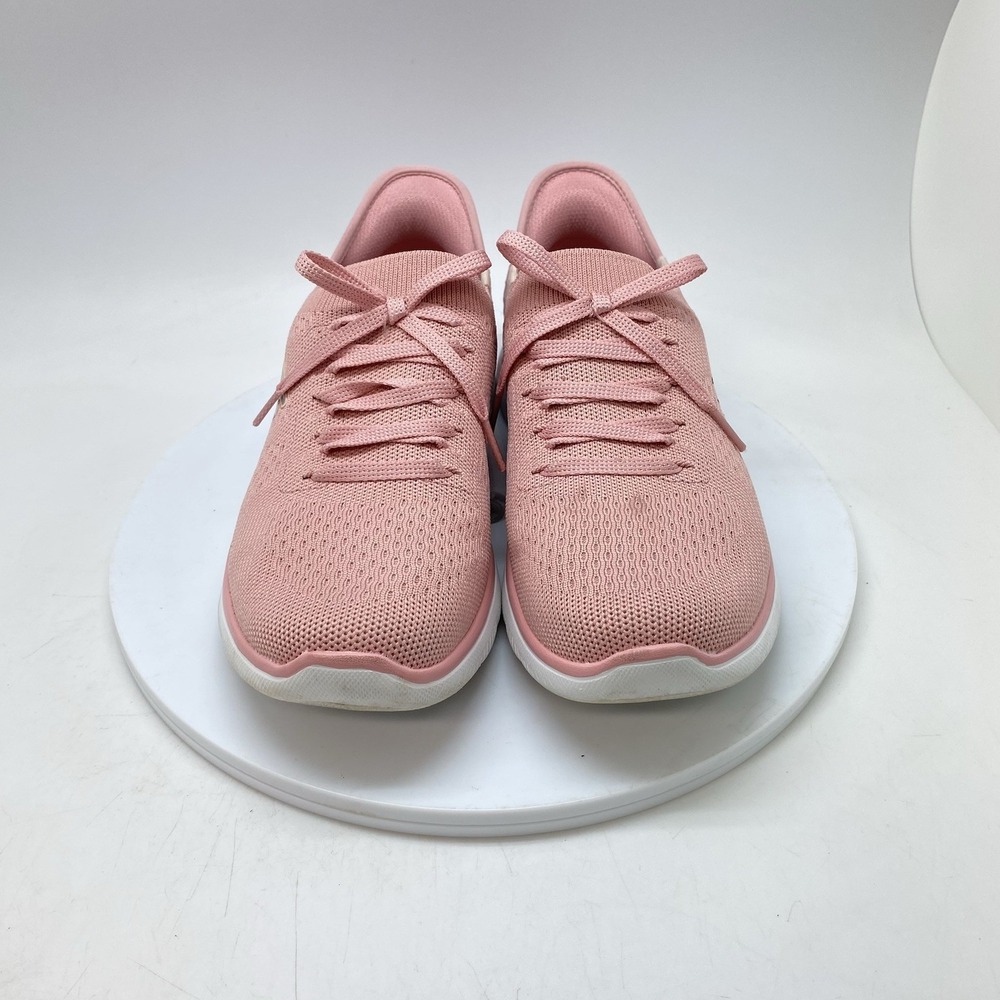 Skechers Summits Womens 8 Pink Slip On Athletic Casual Shoes Sneakers 150250 - Picture 2 of 10